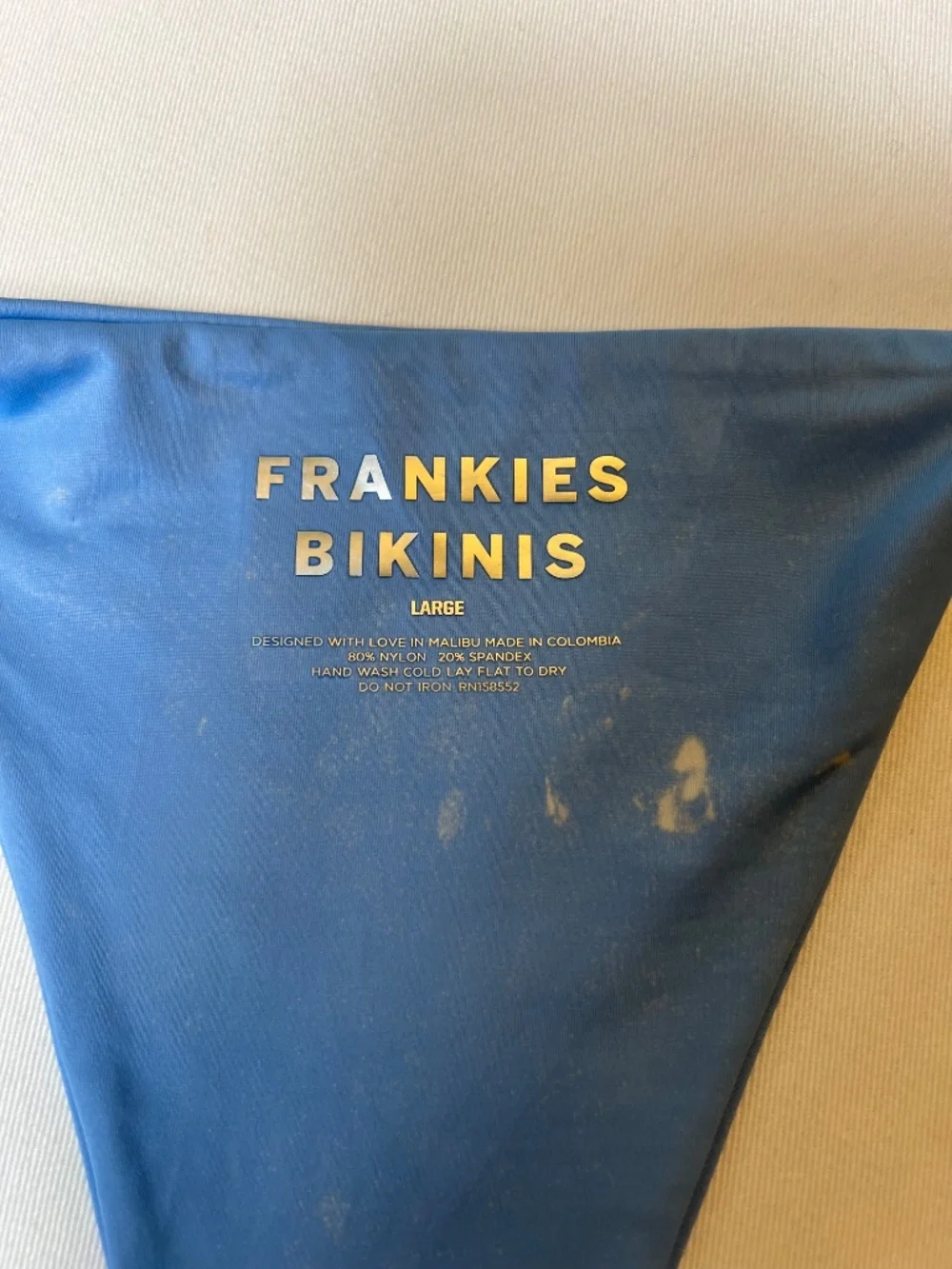 *FIRM PRICE* Frankie’s Bikinis Set Greta Ruched Bikini Matching Top & Bottom